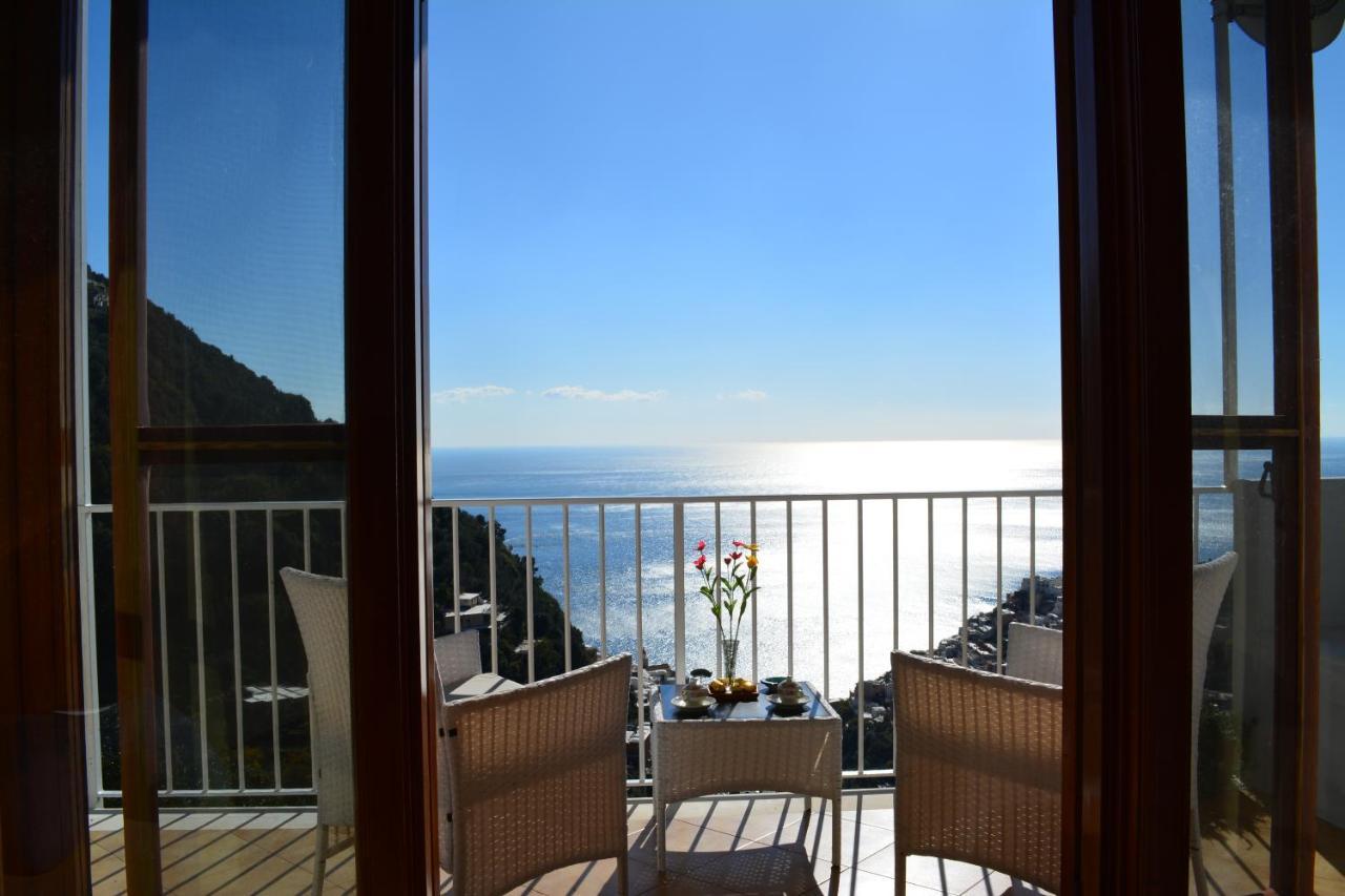Casa Rossia Breathtaking Sea View Apartment In Позітано Екстер'єр фото