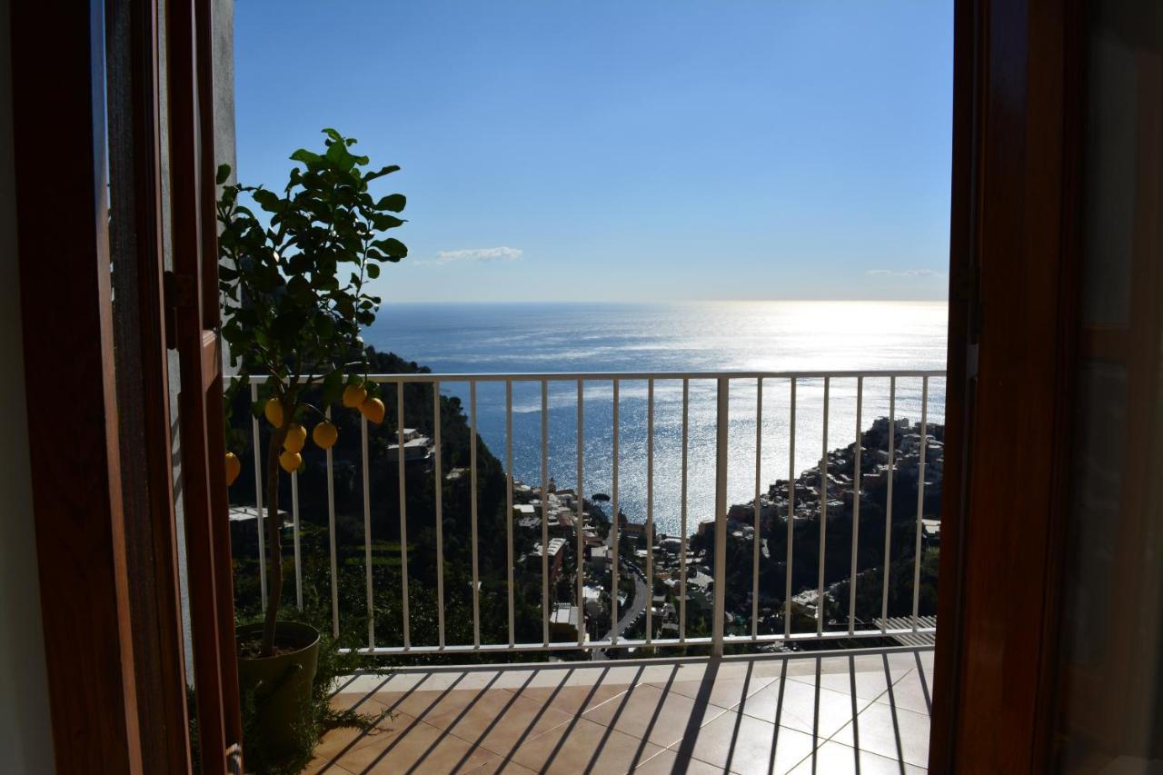 Casa Rossia Breathtaking Sea View Apartment In Позітано Екстер'єр фото